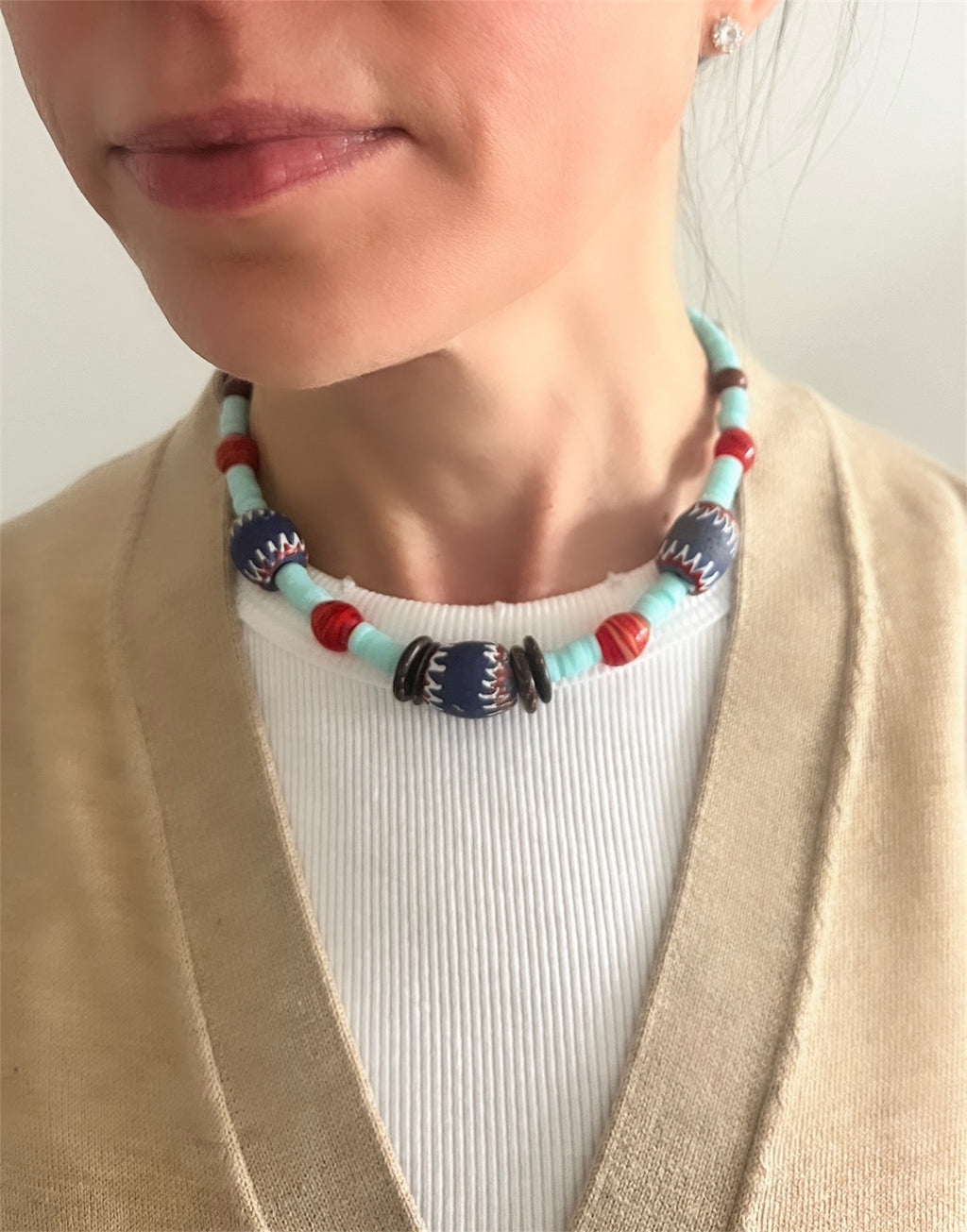 Ghana Chevron Necklace