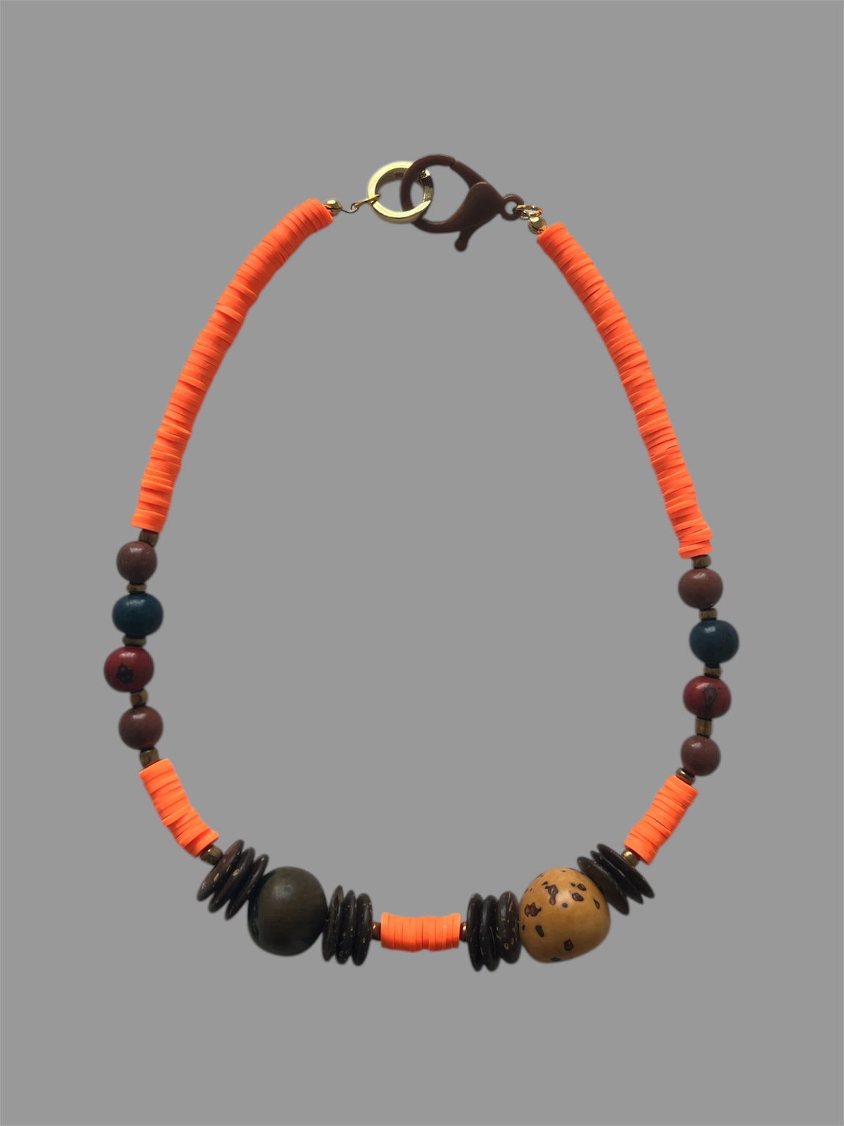Mix Wood Beads Necklace