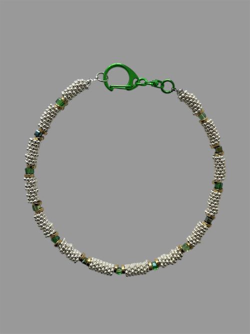 Blooming flower disks necklace