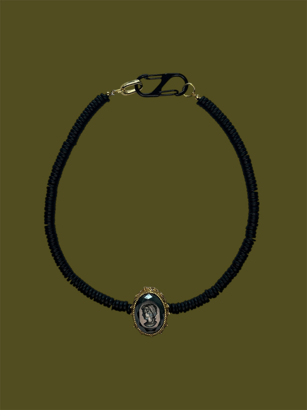 Intaglio Cameo Necklace