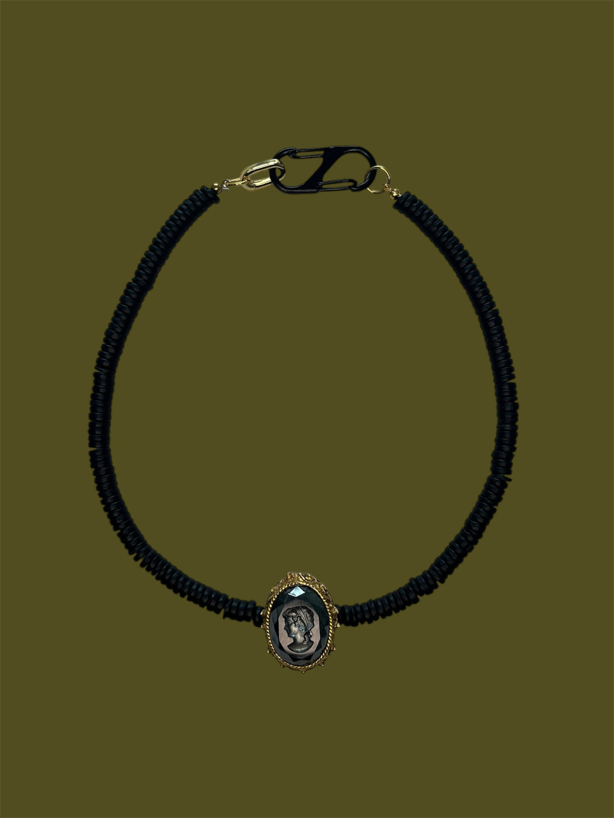 Intaglio Cameo Necklace