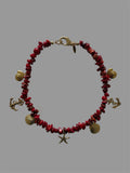 Sea charms Coral Necklace