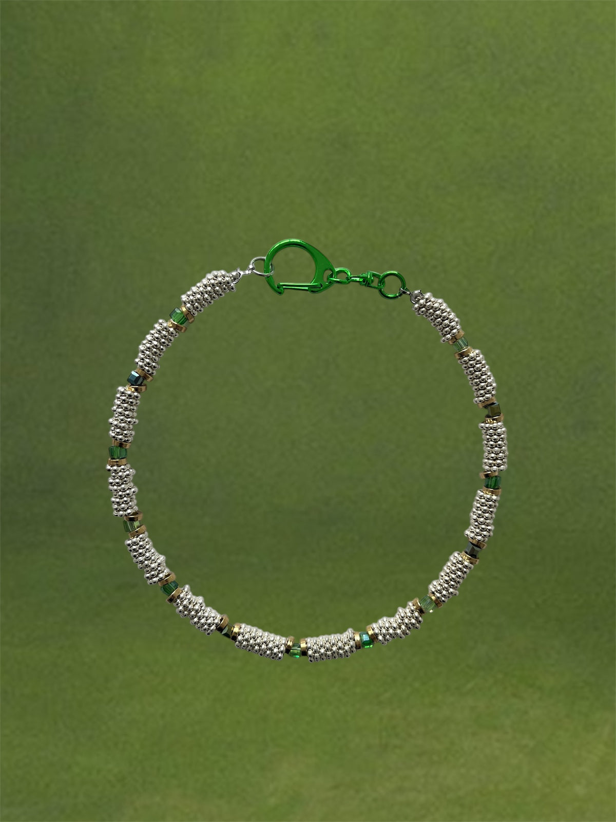 Blooming flower disks necklace