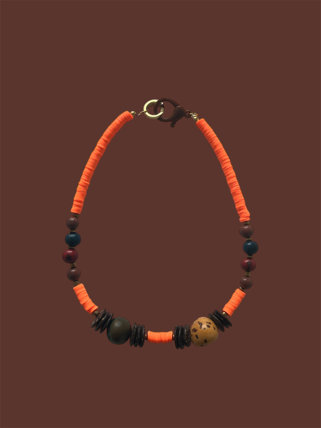 Mix Wood Beads Necklace