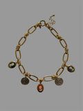 Ancient Coin and Cameo Necklace