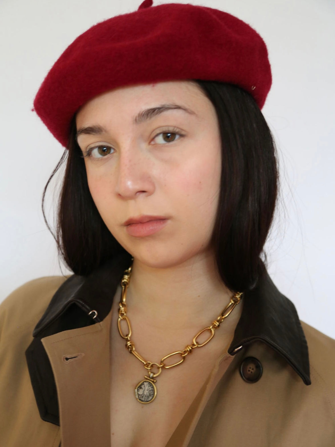 Medusa Coin Necklace