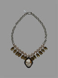 Crystalized Cameo Necklace