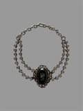 Large Glass Intaglio Necklace